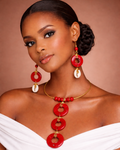 Kiboko Necklace -Red