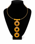 Kiboko Necklace - Yellow