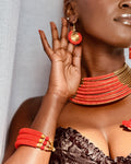 Nuru Red Jewelry Set