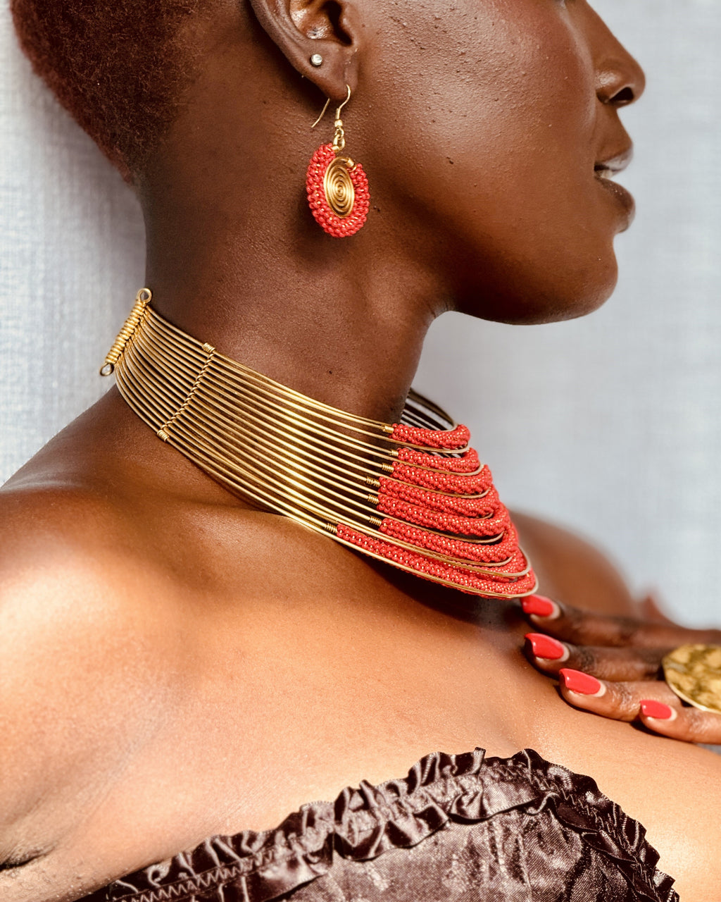 Nuru Red Necklace
