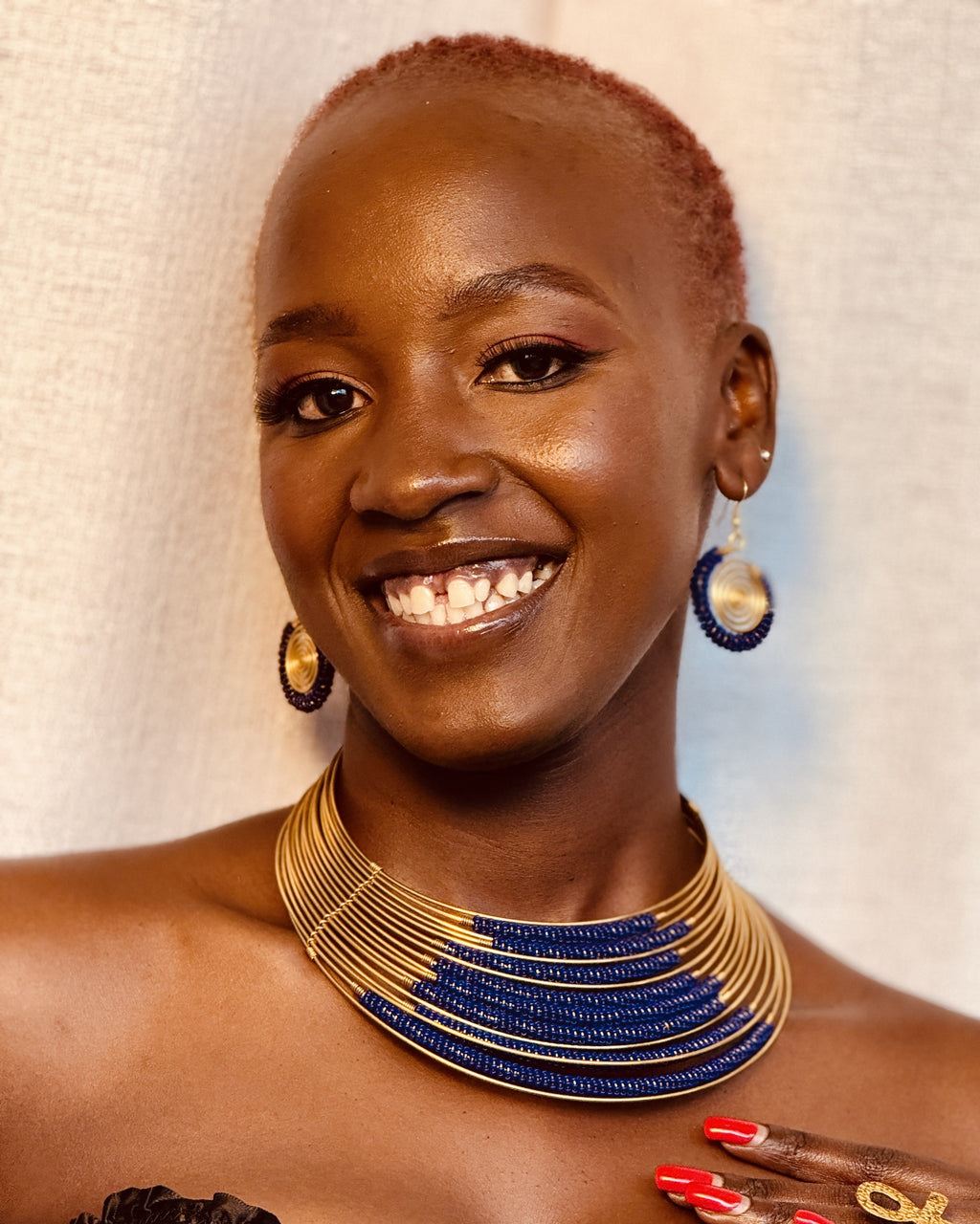 Nuru Blue Necklace