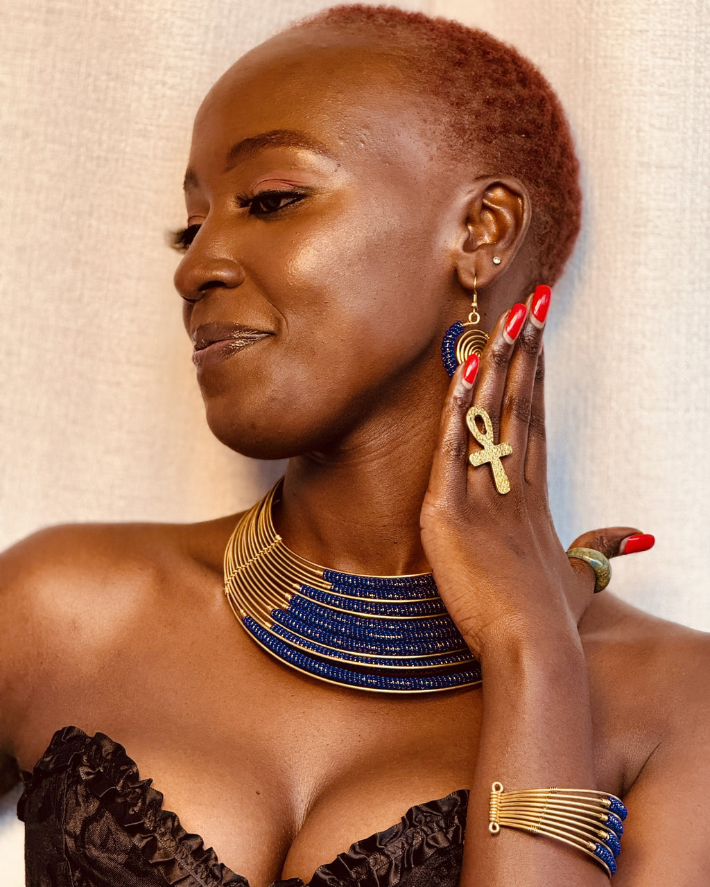 Nuru Blue Jewelry Set