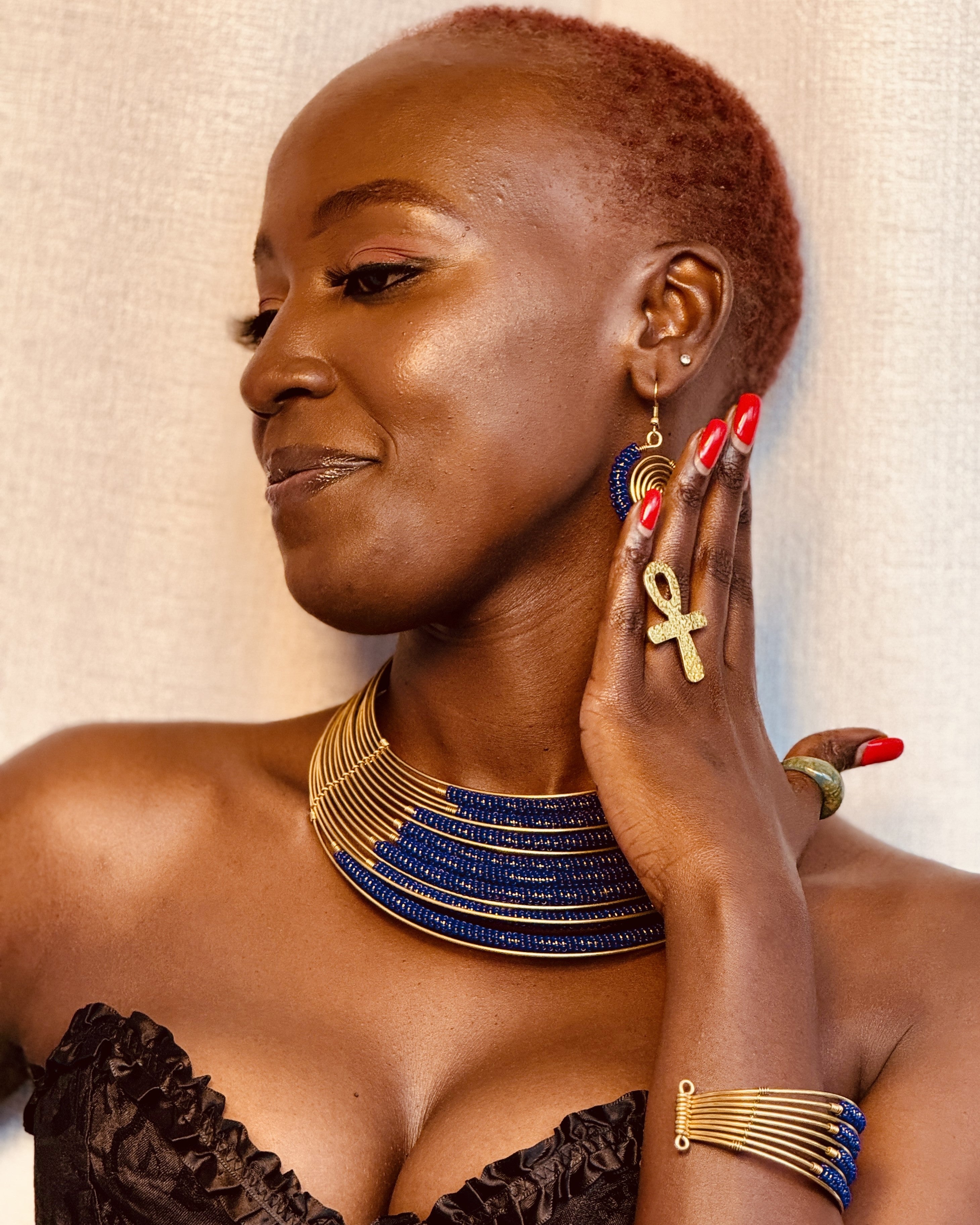 Nuru Blue Jewelry Set