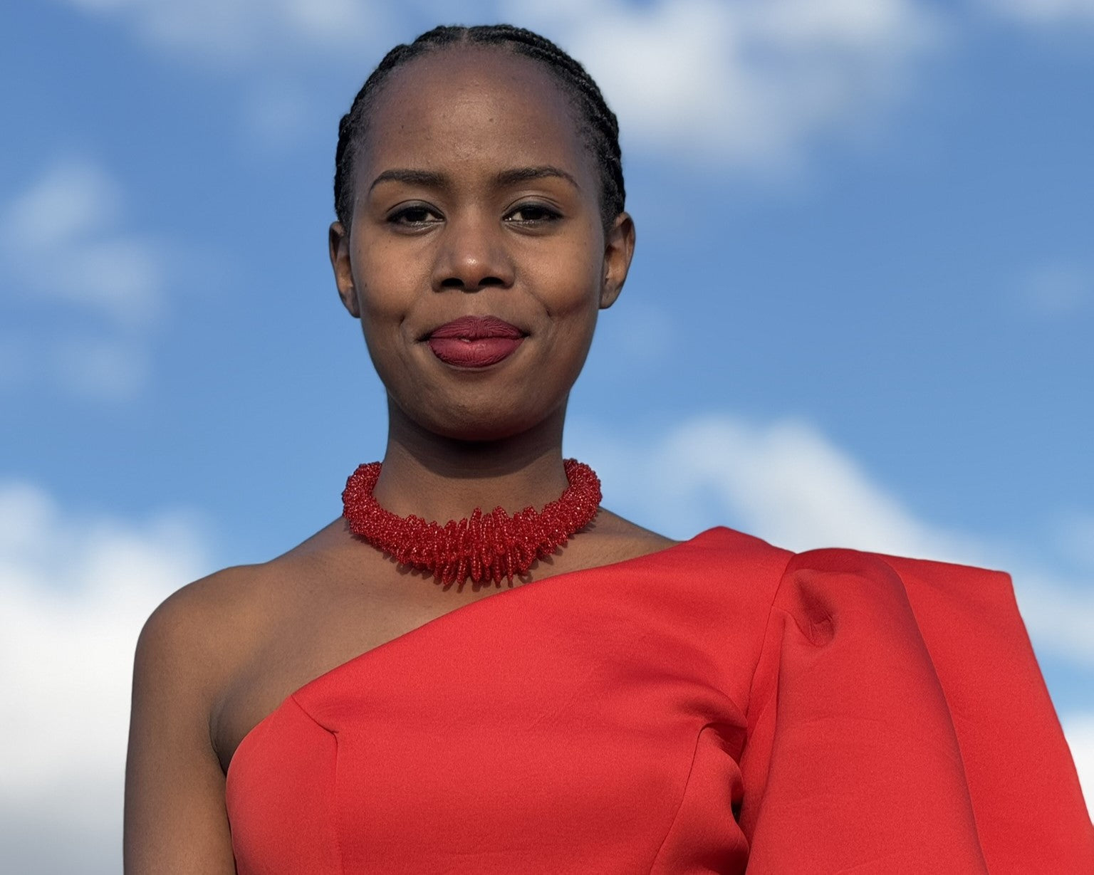 Fahari Necklace - Red