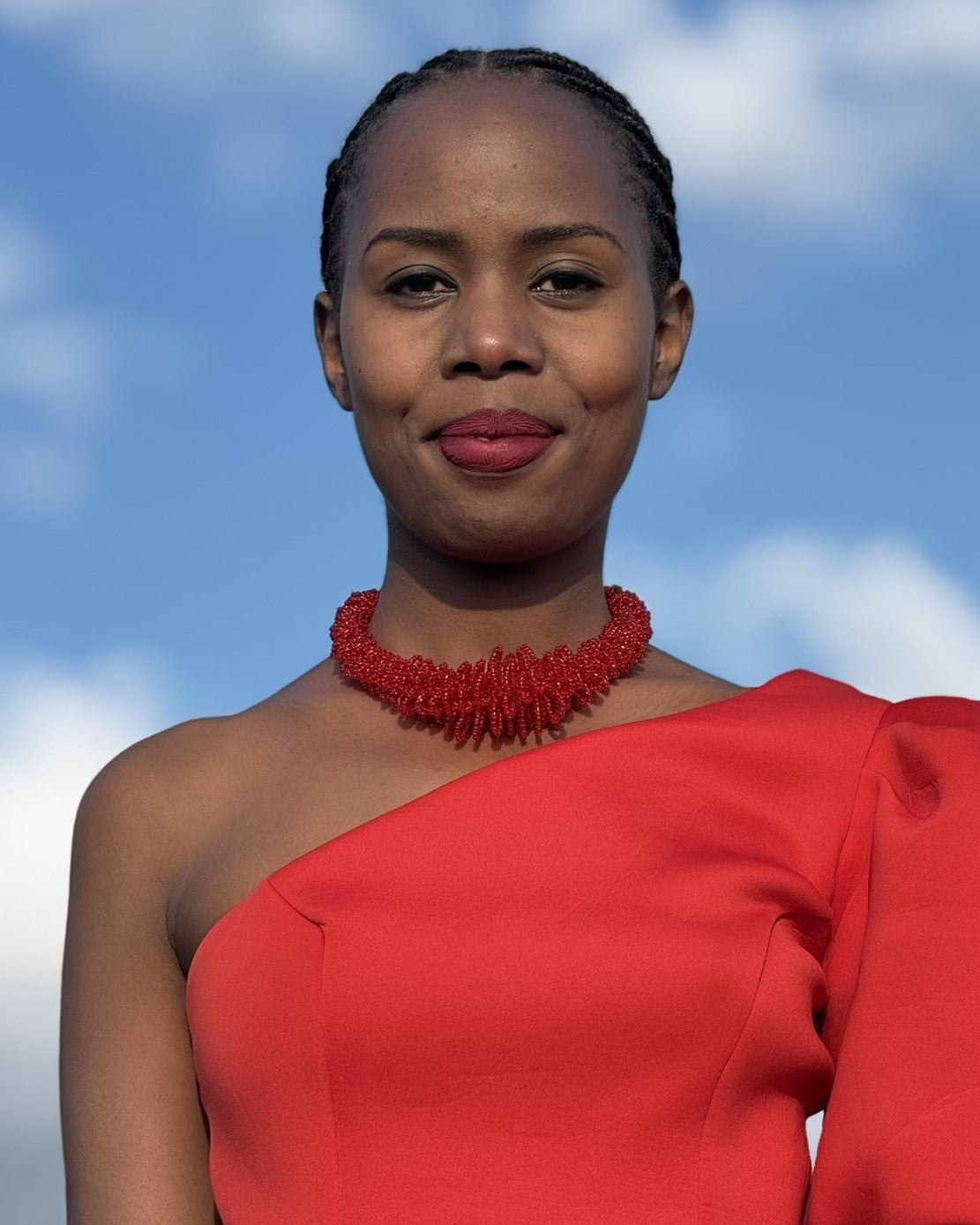 Fahari Necklace - Red