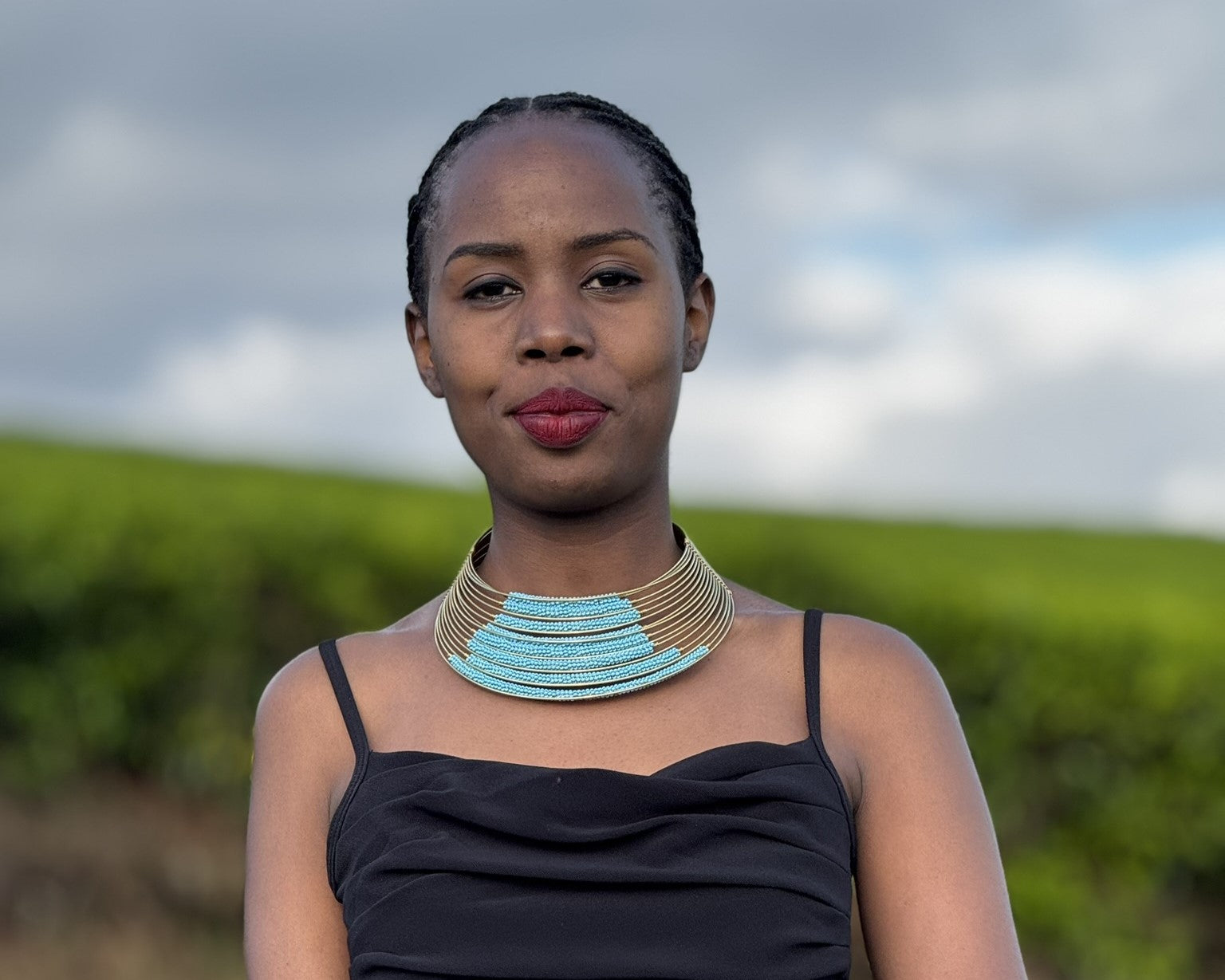 Nuru Light Blue Necklace