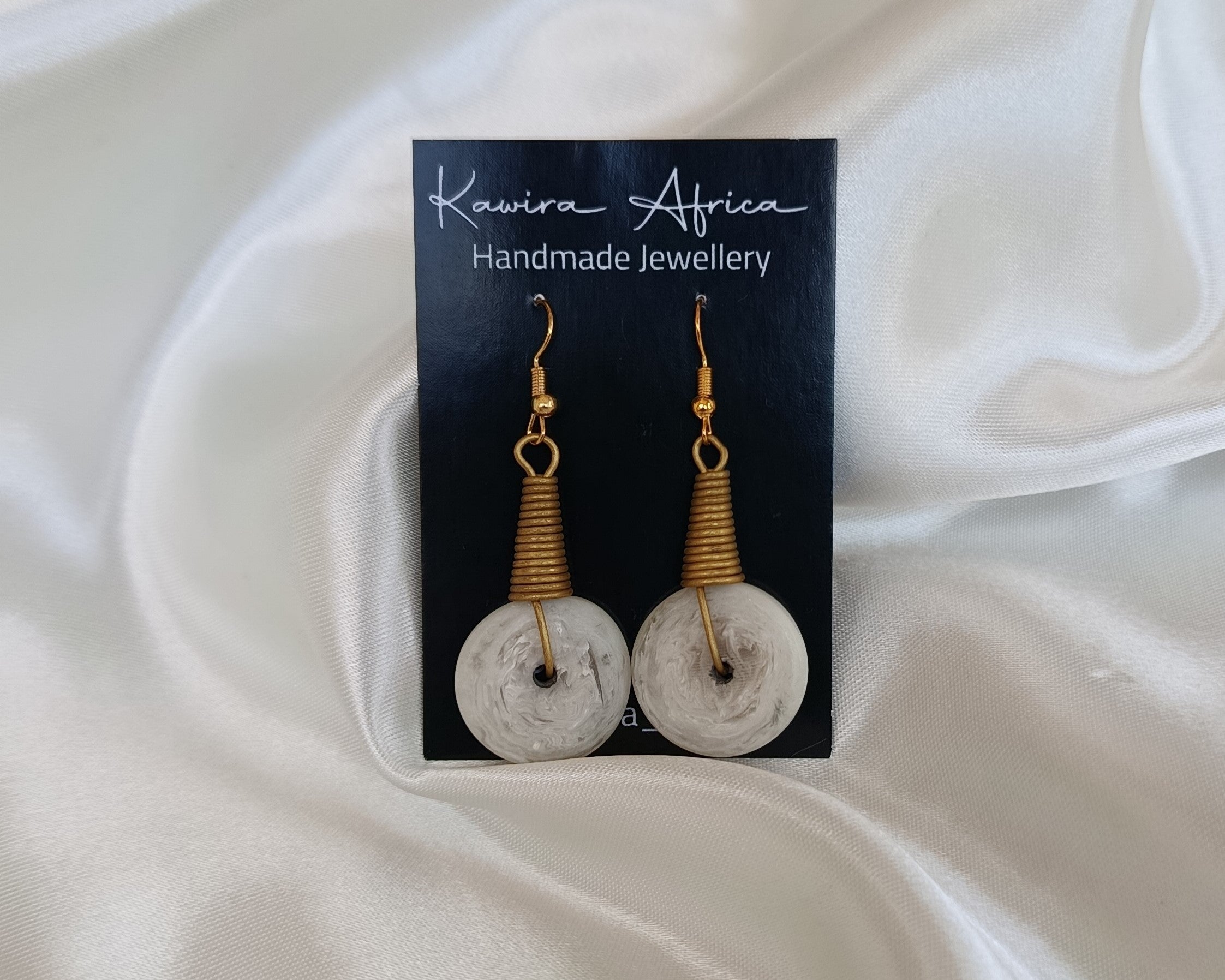 Kete Earrings - White