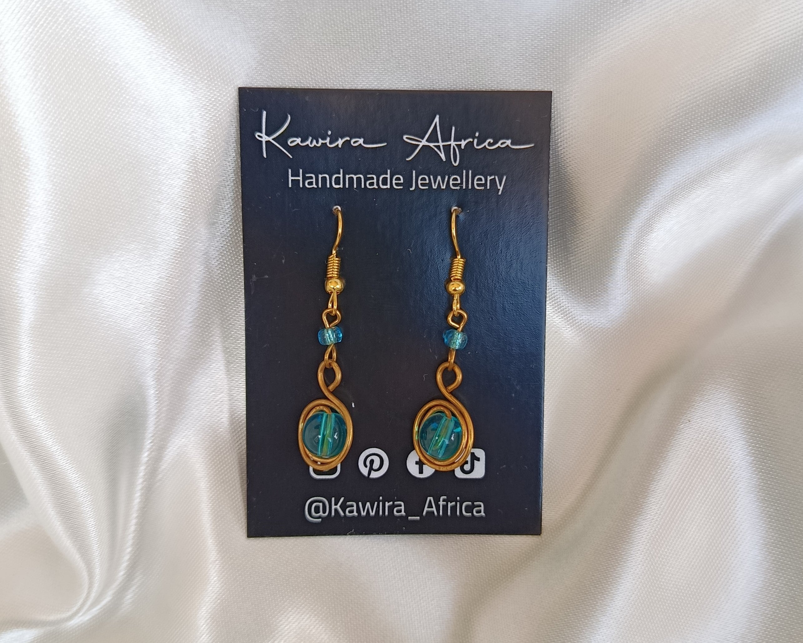 Doti Earrings - Blue