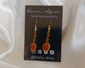 Doti Earrings - Orange