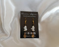 Laini - White Earrings